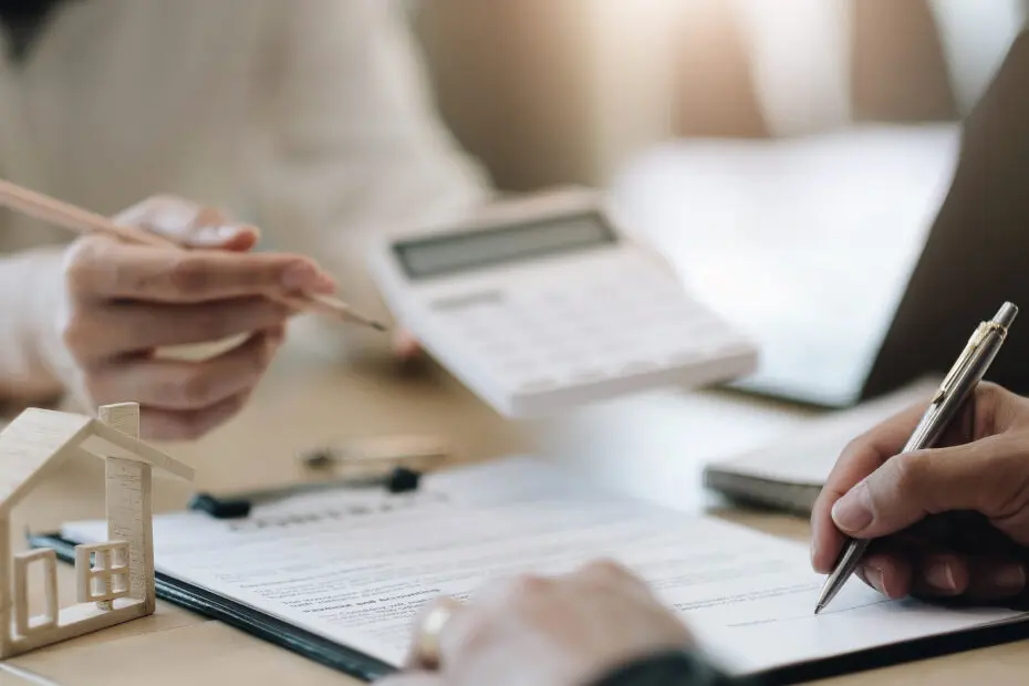 Accountant explains taxes to business owner
